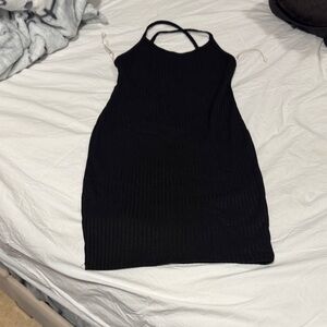 Elegant Black Sleeveless Dress